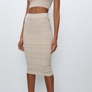 Aritzia Babaton Bodycon Tube Skirt, Denude color NWT